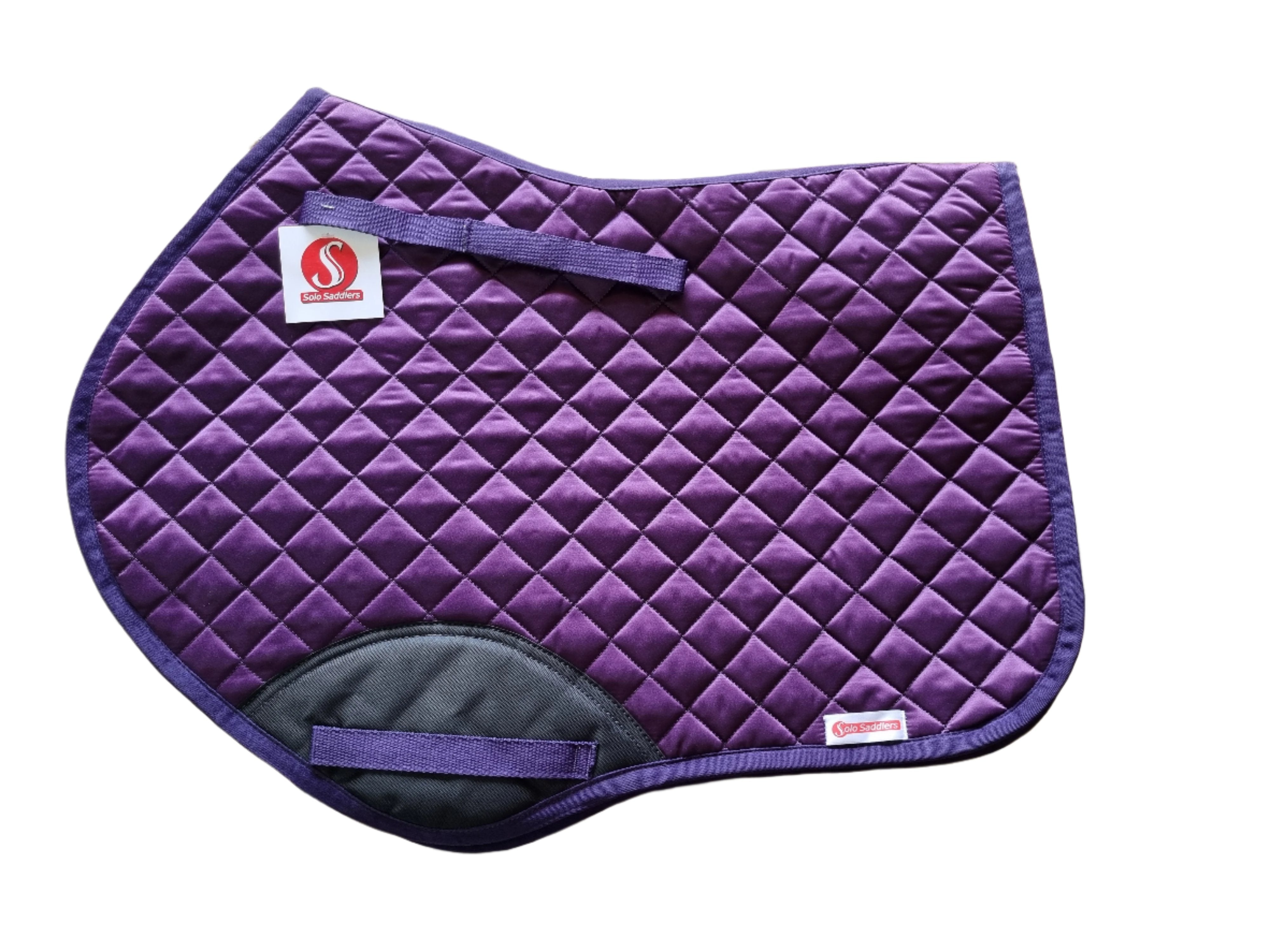 Saddle Pad Quilted Eurofit Satin Solo